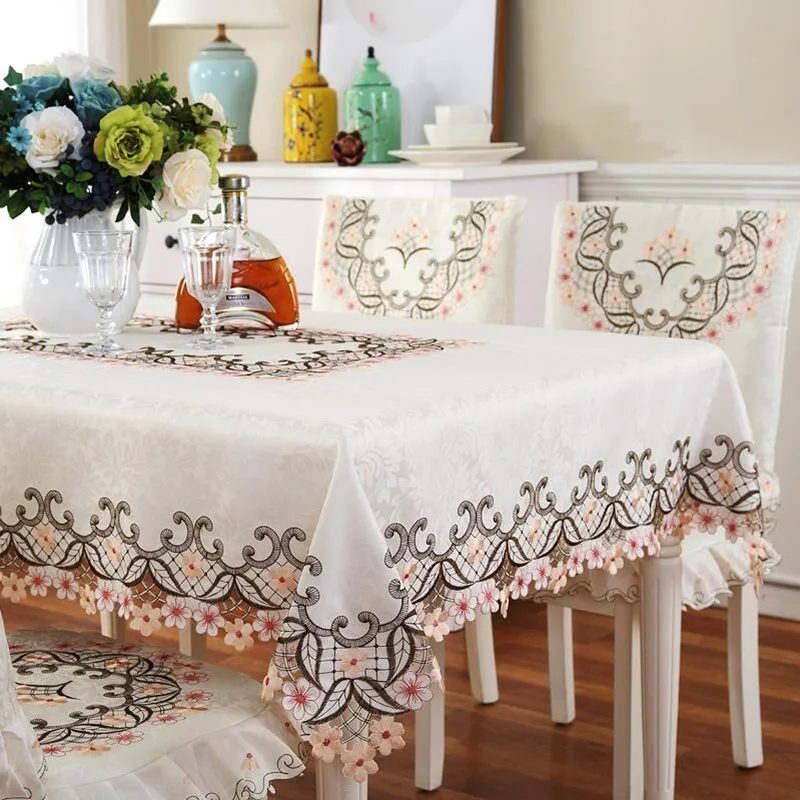 Гордая Роза вышитая скатерть чехол для кресла украшение покрытие стола крышка
