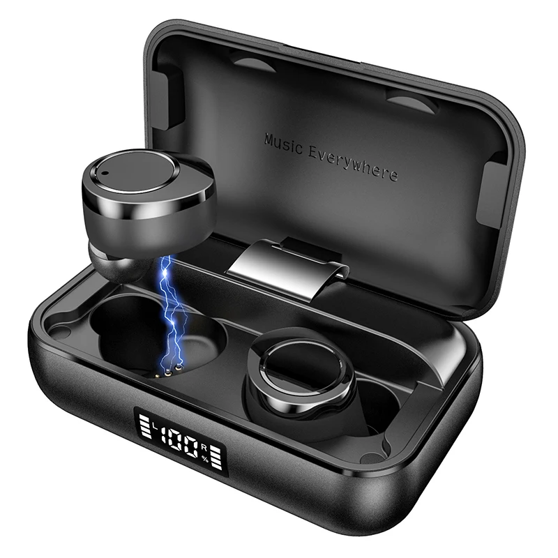 Bluetooth наушники X13 TWS стерео Бас объемные металлический корпус IPX7