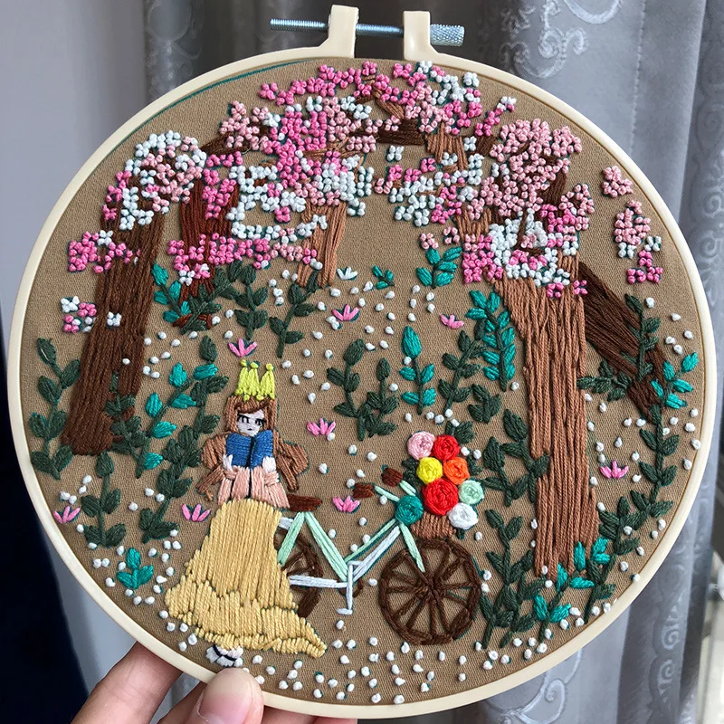 DIY 3D Вышивка лентами для начинающих рукоделие тренировочные наборы