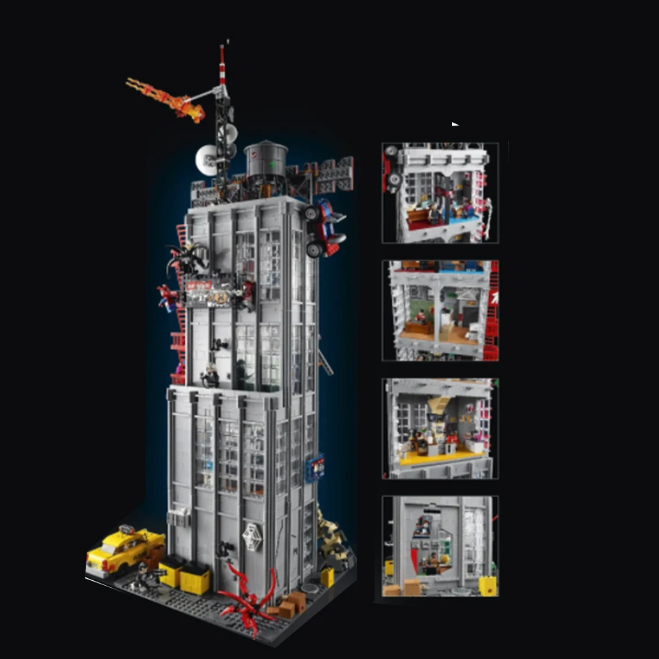 

2021 New Product Building Block Horn Daily Building Model Building Block Famous Movie Hero 76178 Children's Educational Toy Gift