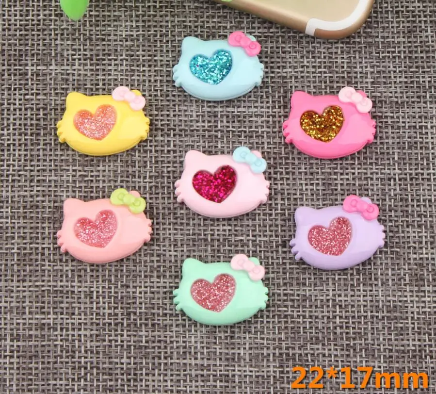 

Wholesale Kawaii Glitter Resin Flatback Creative Simulation Art Supply Decoration Charm Craft