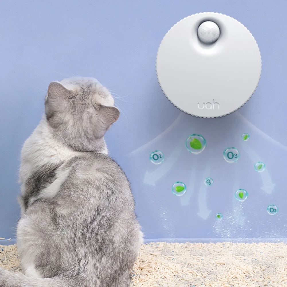 

SHZQ Pet Odor Eliminator for Cat Litter Box Air Purifier Ozone Anion Generator Sterilization Deodorant For CatsToilet Tray