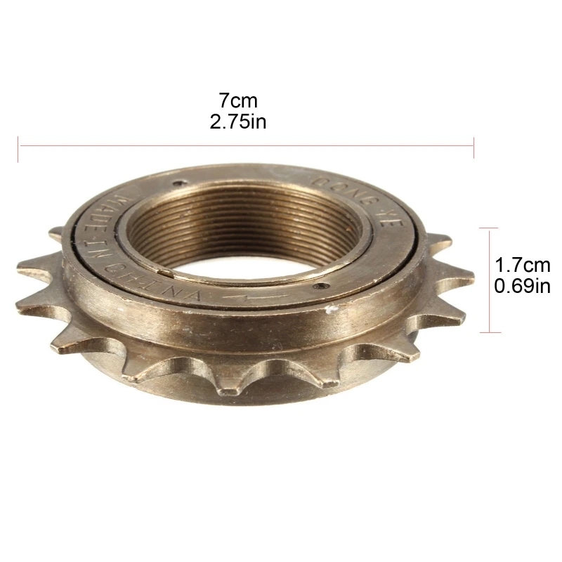 Электрический бесшумный велосипед 16t свободное колесо Односкоростной