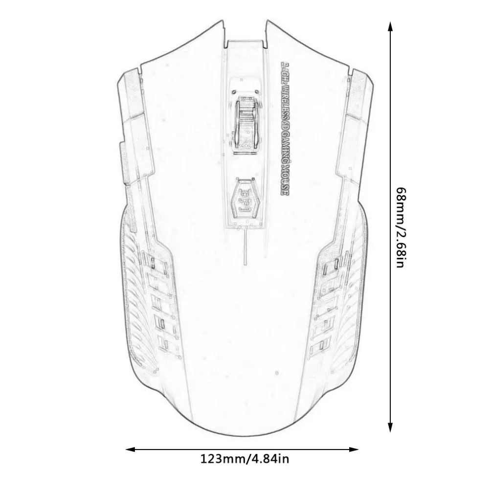 

2.4GHz Wireless Gaming Mouse USB Mini mouse Wireless Mice for PC Notebook Desktop Gaming Laptops Computer Mouse Gamer accessory