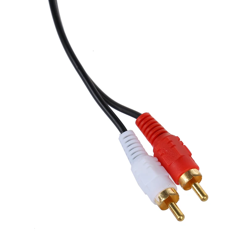 Двойной RCA Phono штекер папа аудио кабель свинцовый Разъем Черный 1 5 м|Кабели HDMI| |