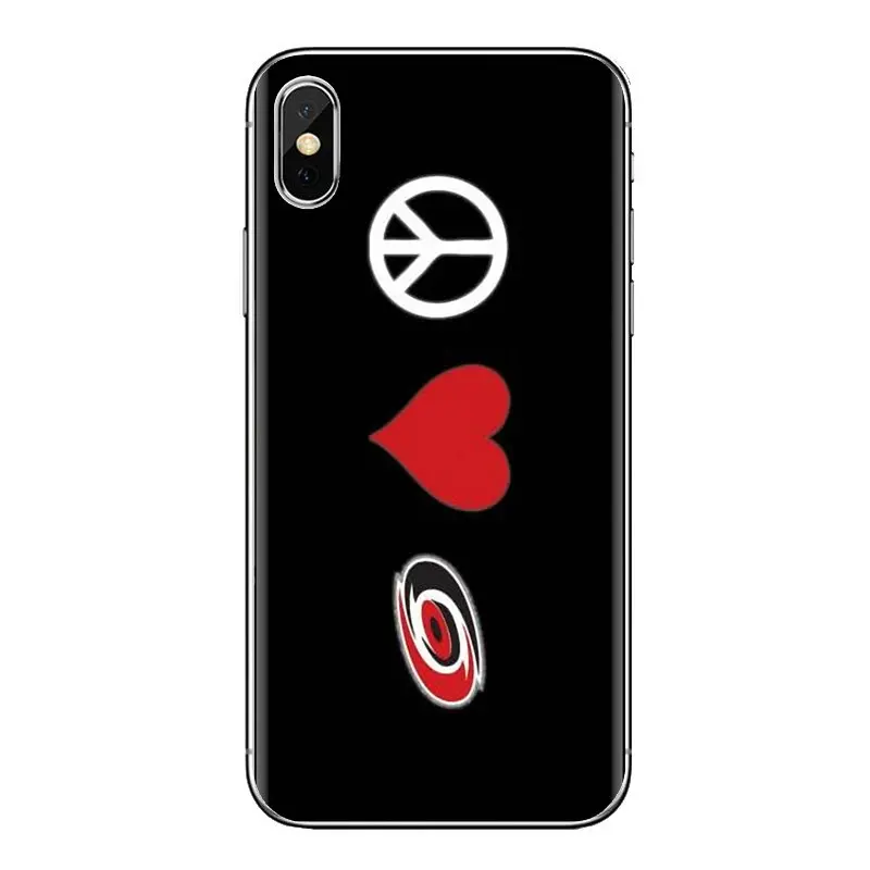 Carolina Hurricanes логотип США спортивный силиконовый чехол для samsung Galaxy S3 S4 S5 Mini S6 S7 Edge S8 S9