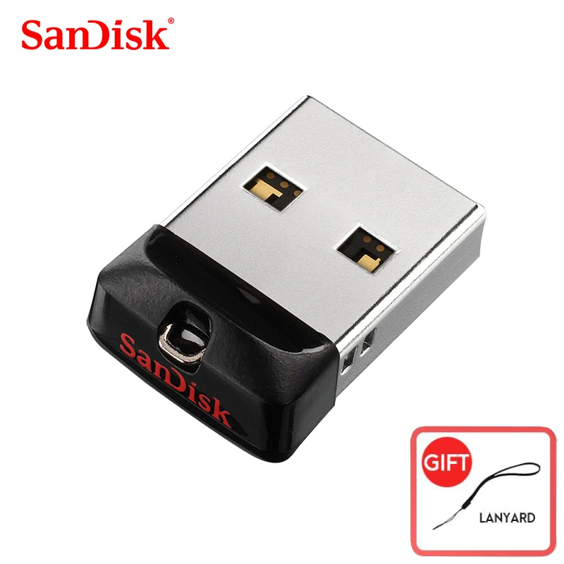 USB 2 0 оригинальный флэш-накопитель SanDisk CZ33 мини-флешка на 64 ГБ 32 16 8 флэш-карта U-диск