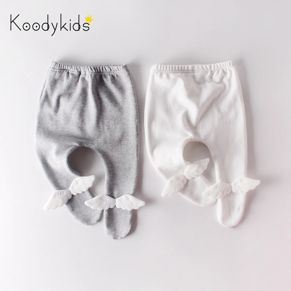 Koodykids Штанишки для малышей Зимние Детские леггинсы трико брюки из плотного флиса