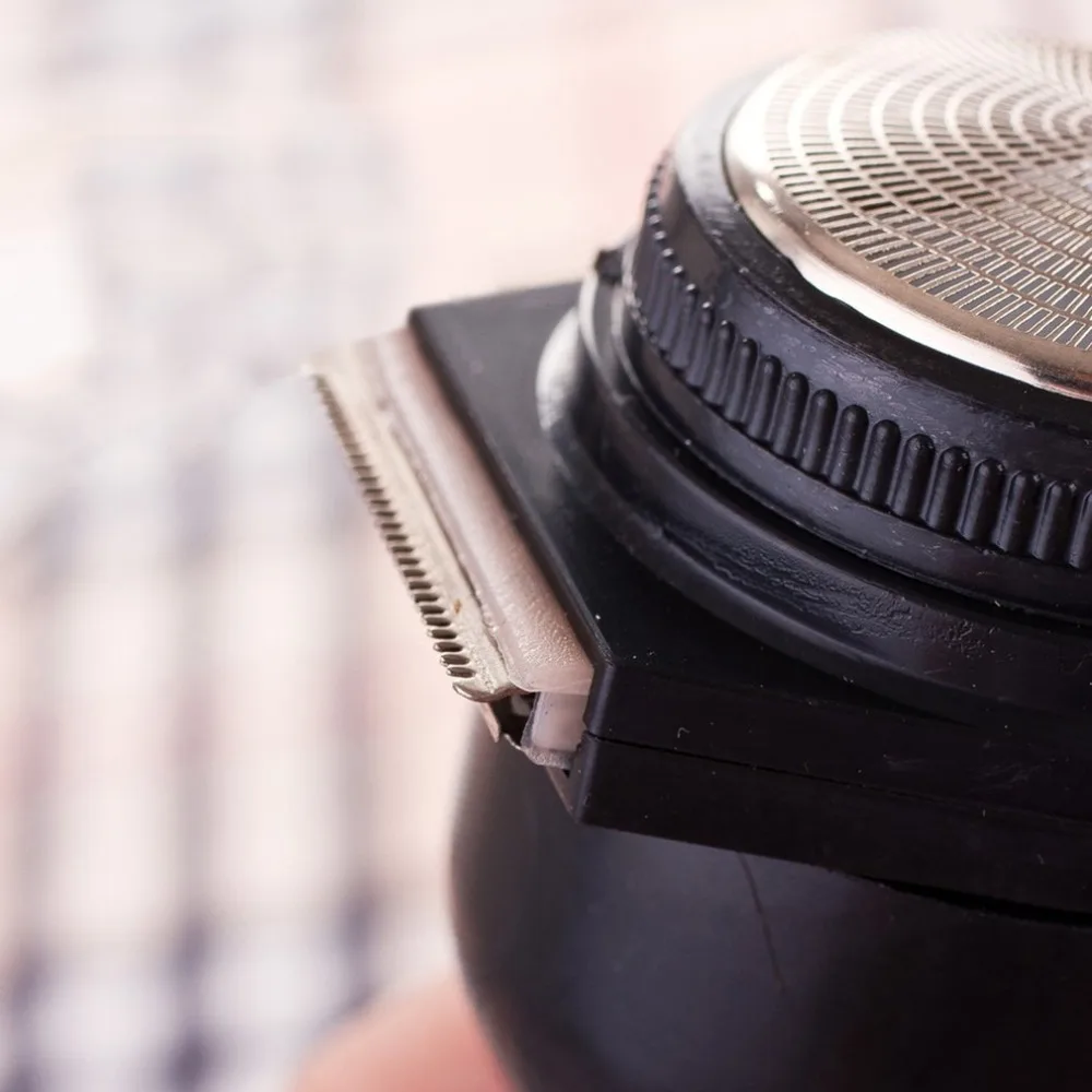 Двойное использование Мужская бритва перезаряжаемая лезвие из нержавеющей