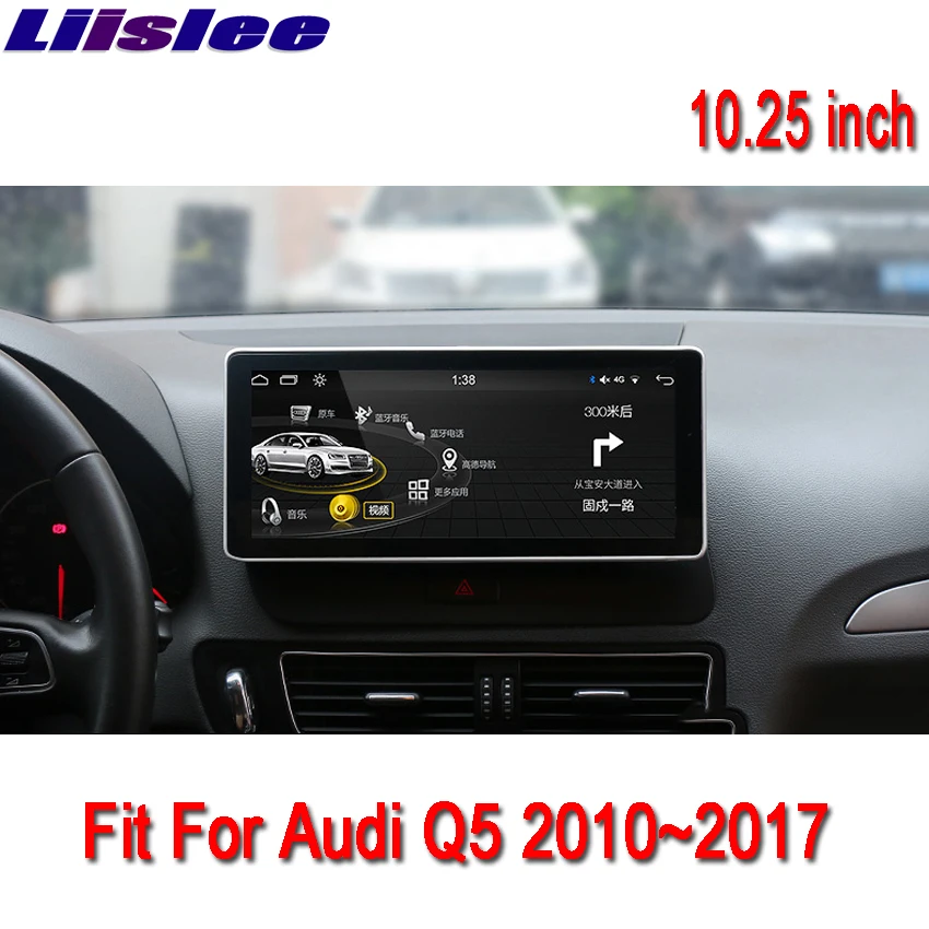 Liislee 10 25 &quotAndroid для Audi Q5 2010 ~ 2017 сенсорный экран gps навигация радио стерео тире