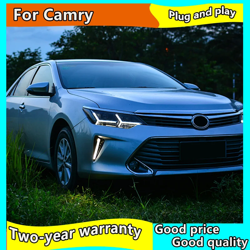 Автомобильный Стайлинг для Toyota 2015-2018 фара Camry светодиодная дальнего света camry LED DRL