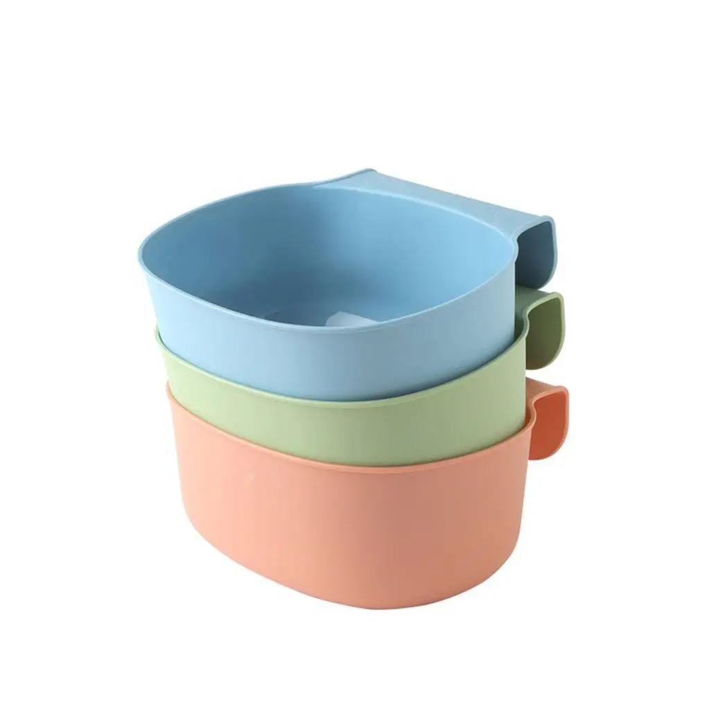 2 PCS Desktop Waste Bin Cabinet Door Hanging Large Trash Can Storage Box Kitchen Holder Racks Barrel | Дом и сад