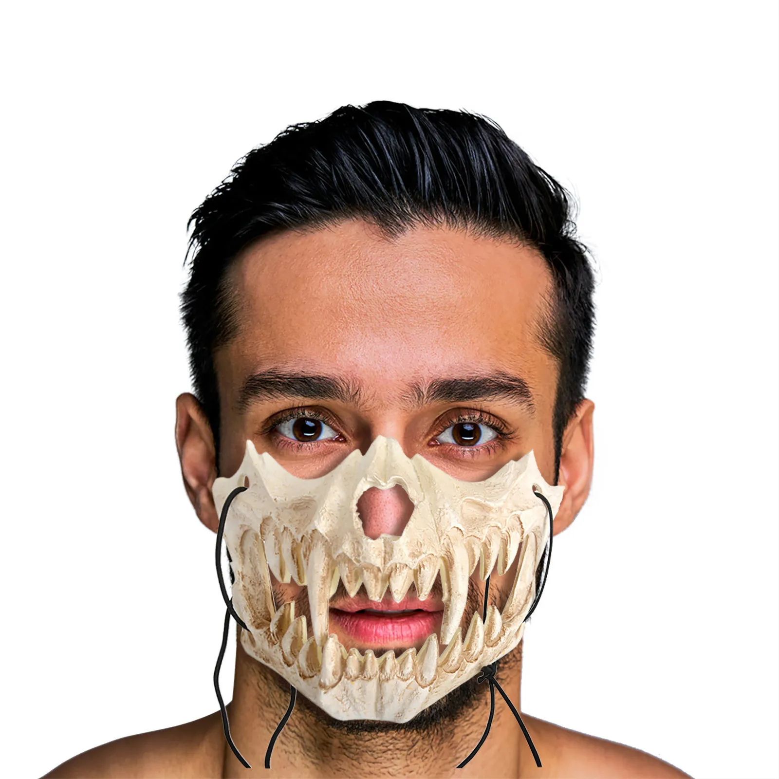 

Simulation Dragon-bone Mask Dinosaur Latex Animals Moving Mouth Scary Halloween Dress Up Party Mask Mscara De Osso De Drago