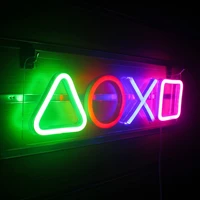 led gaming play station flex light sign for home game over room wall decor kawaii anime bedroom decoration mural outdoor light
