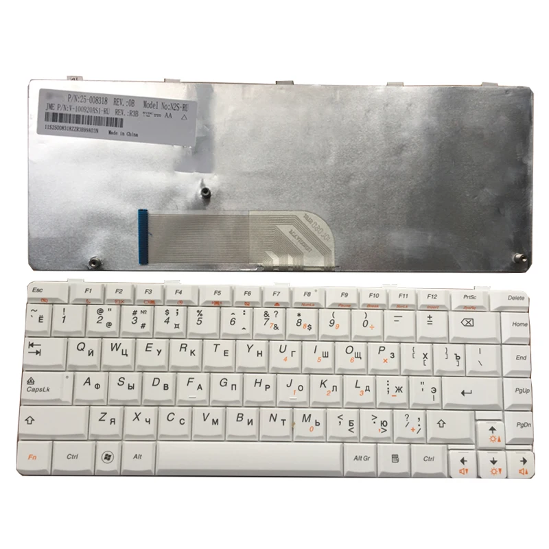 Новая русская клавиатура для ноутбука LENOVO Ideapad Y650A Y650 белая Русская | Компьютеры и