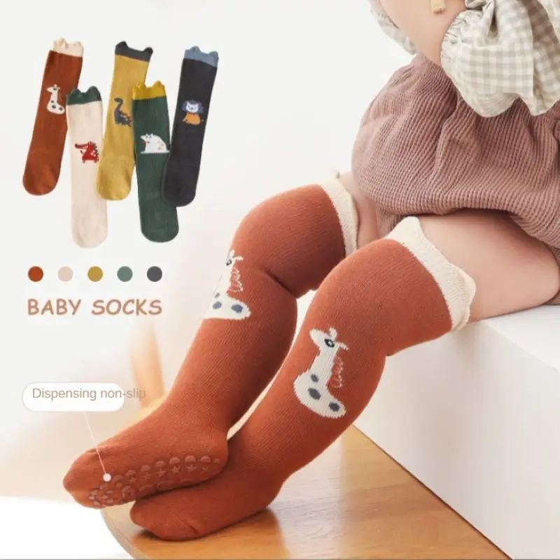 

2021 New Kids Toddlers Girls Socks Knee High Long Soft Cotton Sock Baby Kids socks Children's Long Socks