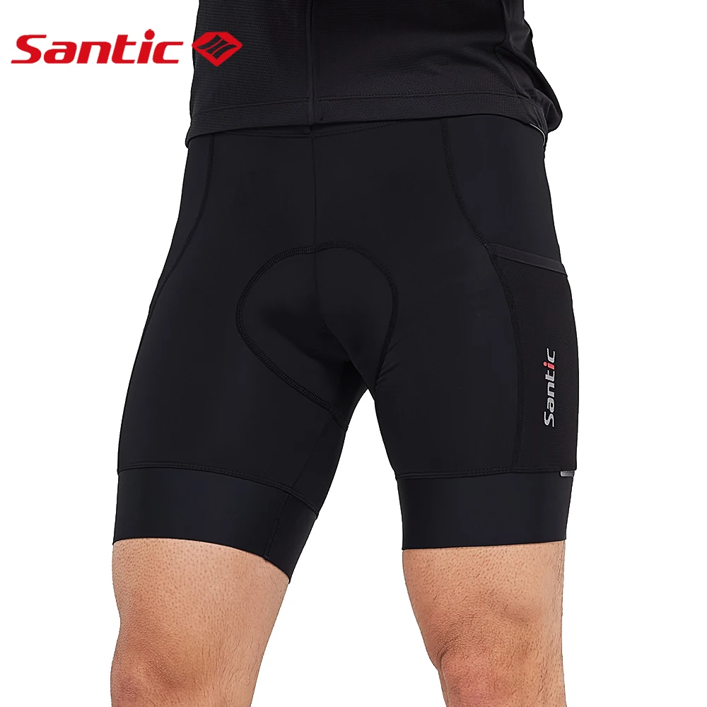 

Santic Cycling Shorts Men 4D Coolmax Padded Bike Shorts Summer Breathable MTB Bike Large Stretch Pants Bicycle Tights Asian Size