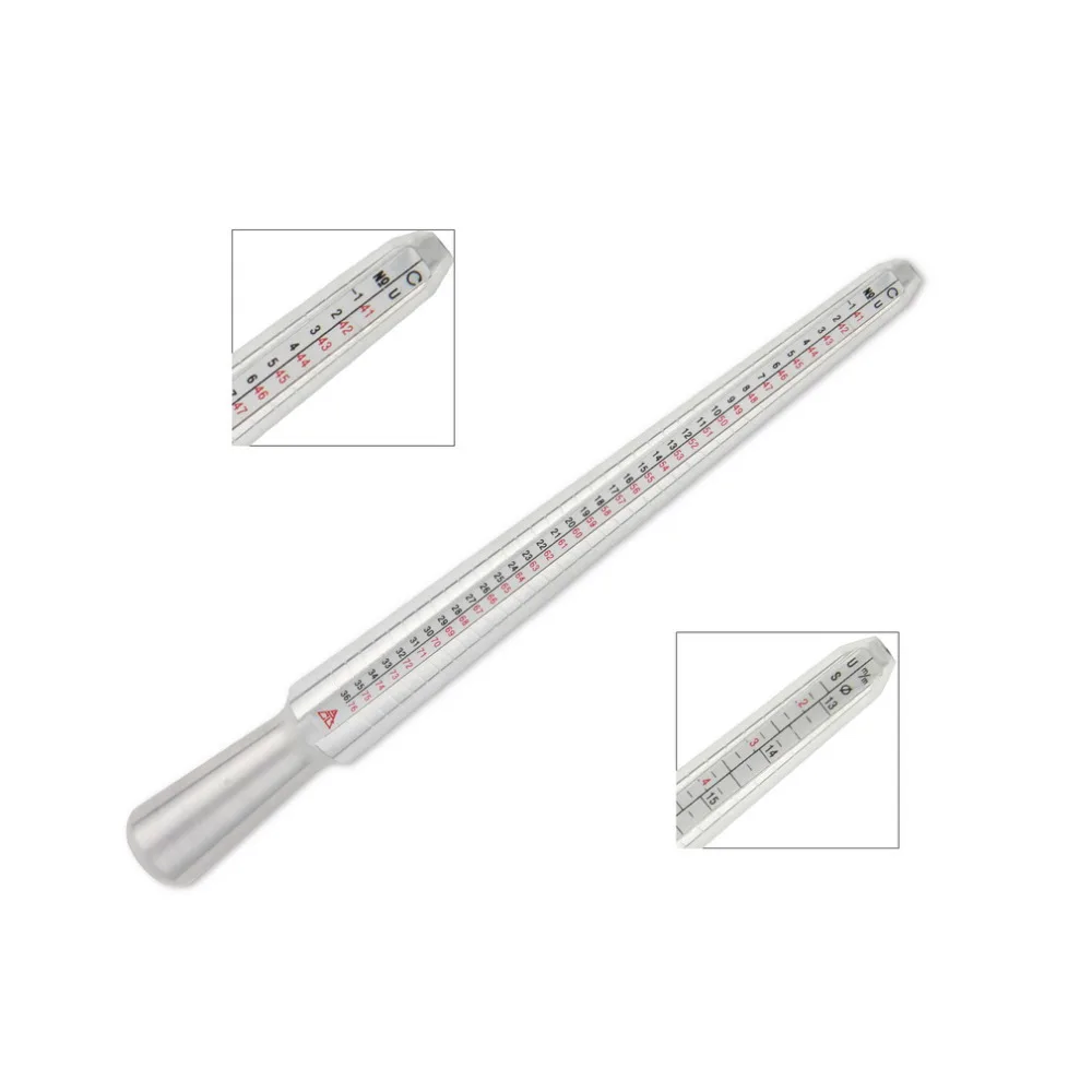 1pcs Professional Jewelry Tools Ring Mandrel Stick Finger Gauge Sizer Measuring UK/US Size For DIY Tool Sets | Украшения и