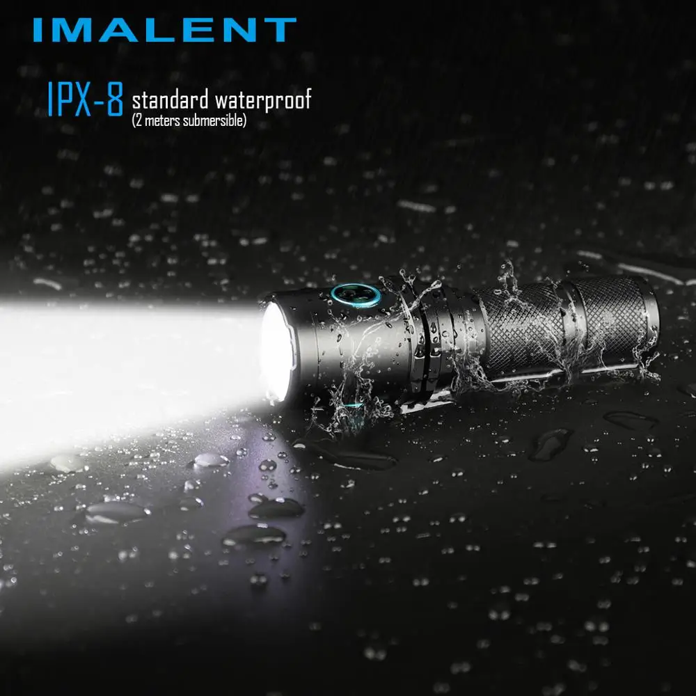 IMALENT DM70 перезаряжаемый фонарик мощный 4500 люмен светодиодный портативный Cree XHP70.2 с