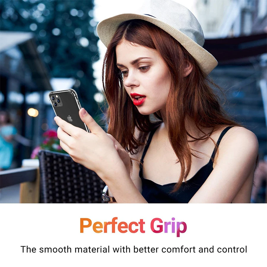 

Camera Protection Shockproof Case For iPhone 11 Pro Max 12 Mini X XR XS 8 Plus 7 SE 2020 Airbag Transparent Silicone Phone Cover