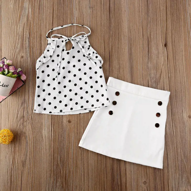 От 1 до 5 лет комплекты одежды для маленьких девочек жилет без рукавов с поясом в