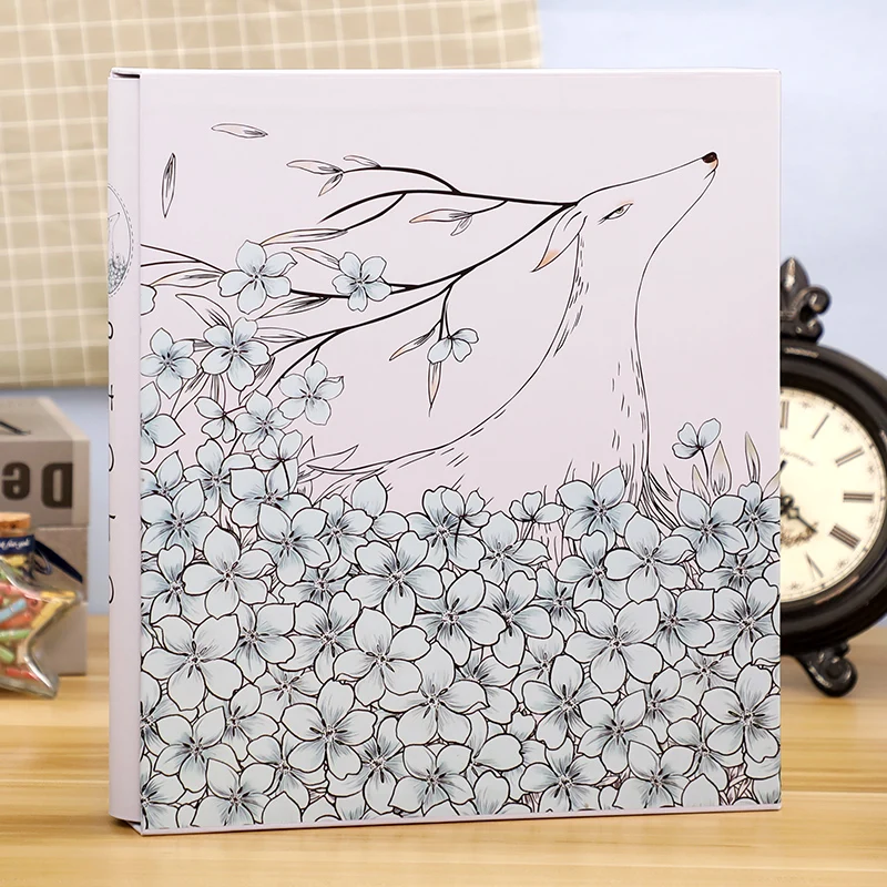 

Insert-Type Family Photo Album 200 Photos 7-Inch Large Capacity Scrapbook Album Creative 5R Photo Albums Baby Memory Book Gifts