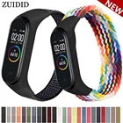 Ремешок для mi band 6 5, нейлоновый спортивный браслет-петля для часов xiaomi Mi band 4 3