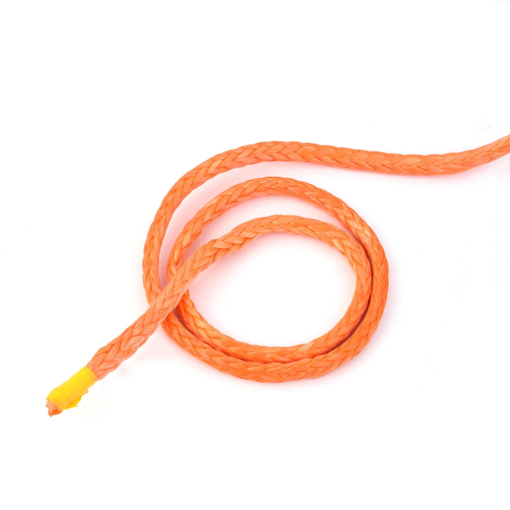 

5mm15m Good 12 Strand Braid Winch Line Synthetic Pulling Hauling Rope Line High strength Lightweight Climbing Outdoor Rope