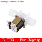 Пластиковый нормально закрытый электромагнитный клапан, 12 дюйма, 12 В, 24 В, магнитный дозатор для стиральных машин, пневматический переключатель регулятора давления воды