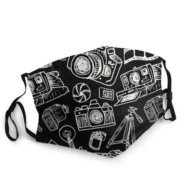 

Photographer'S Toolbox Breathable Adult Photography Film Camera Camera Mouth Face Mask Protection Cover Respirator Mouth-Muffle