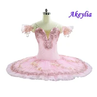 pink fairy professional ballet tutu with flowers ballet professional tutu adults ballet dress sleeping beauty ballet costumes