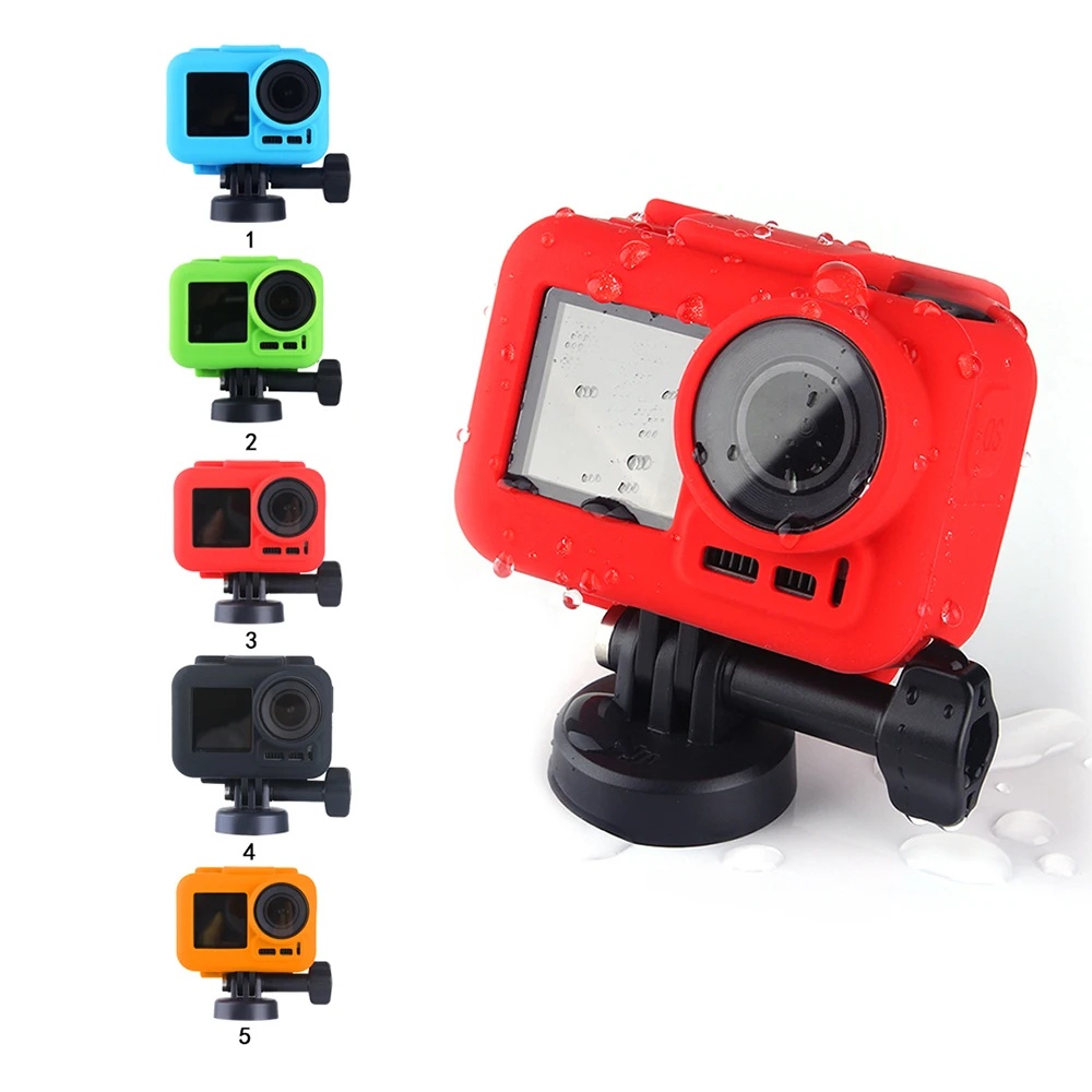 Новый силиконовый защитный чехол для DJI OSMO ACTION аксессуары экшн камеры Osmo|Чехлы