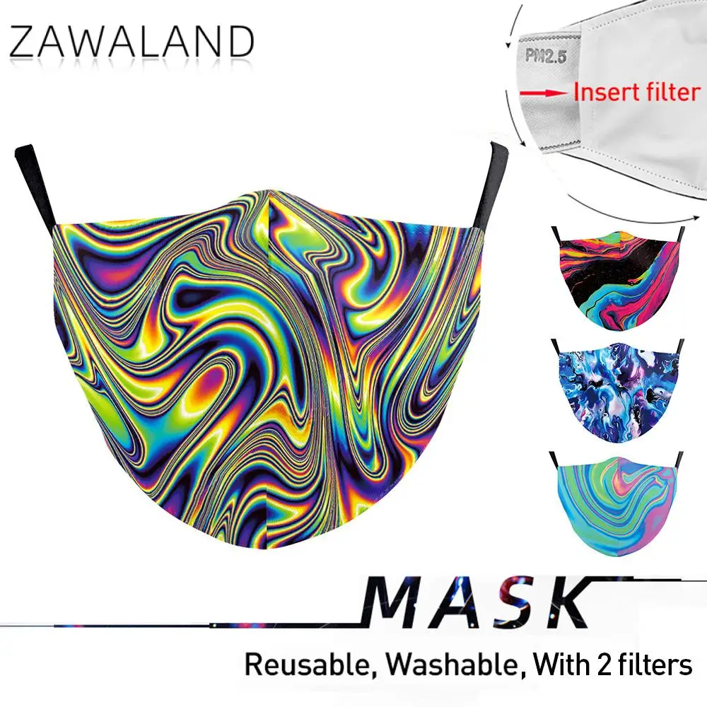 

Zawaland Classic Impressionism Masks Outdoor Unisex Adjustable Adult Kids Mouth Cover Washable Reusable Face Mask For Fashion
