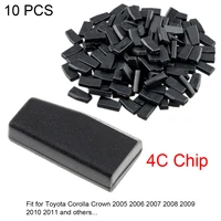 10pcs blank id4c carbon chip car key transponder chip keyless entry for toyota corolla crown 2005 2006 2007 2008 2009 2010 2011