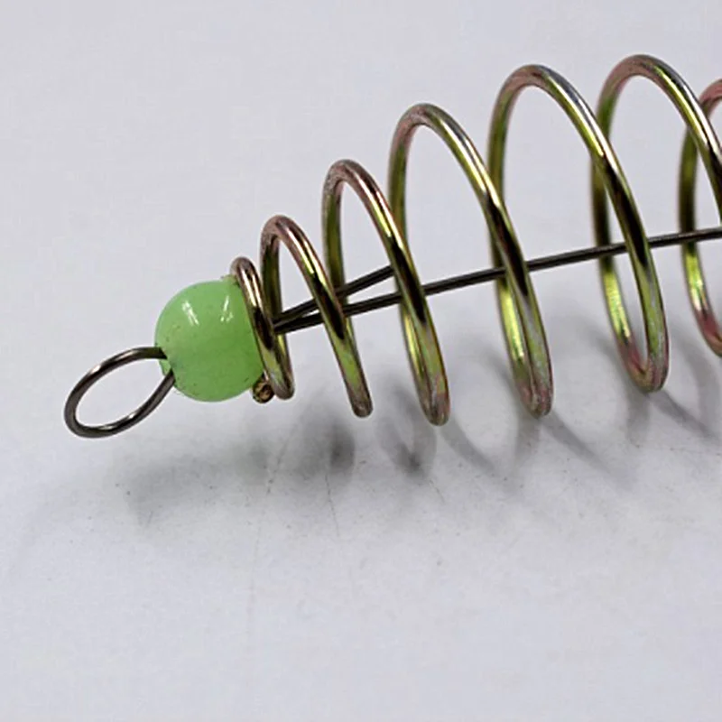 Fishing Accessories - Set of 10 Stainless Steel Inline Hanging Tackle Spring Lure Fishing Bait & Feeder Tools image 3