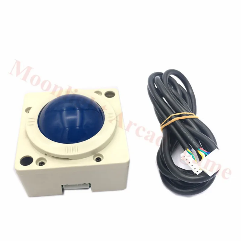 Аркадный светодиодный трекбол для мыши с подсветкой диаметром 60 в 1/4 5 см.