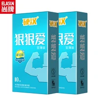 elasun condom fiercely love ultra thin lubricated natural latex oral sex condoms penis sleeve sex toys adult products for men