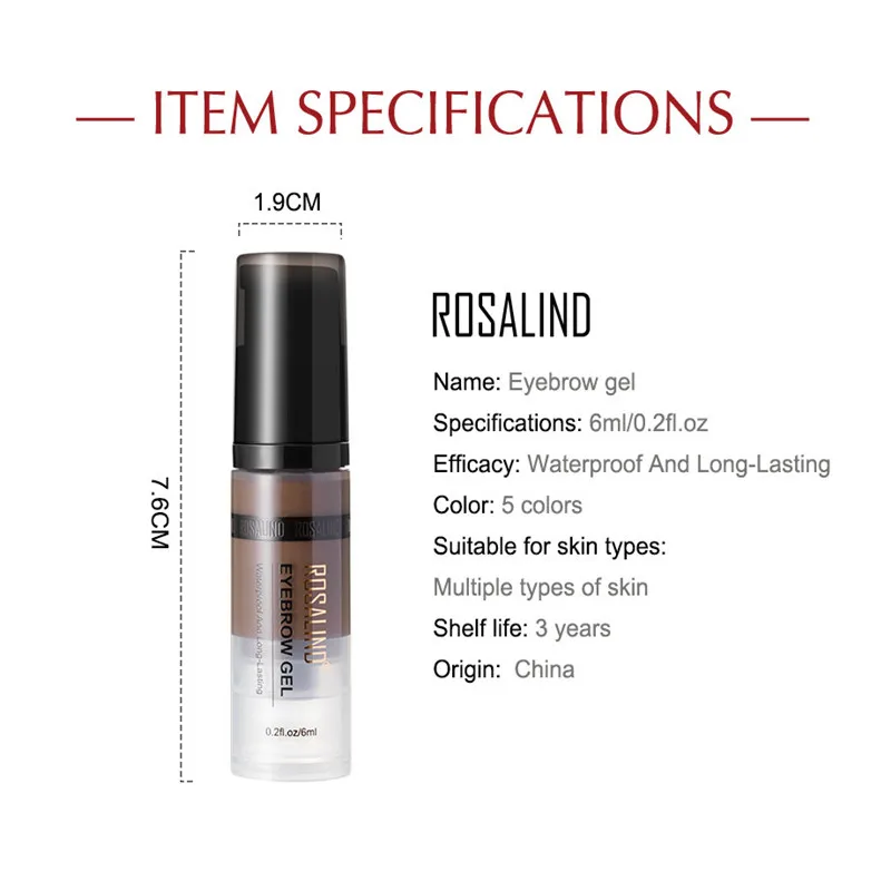 Waterproof Eyebrow Gel Sweatproof Eye Brow Wax Enhancer Makeup Tool Long Lasting Smooth Paint Pomade Cosmetics |