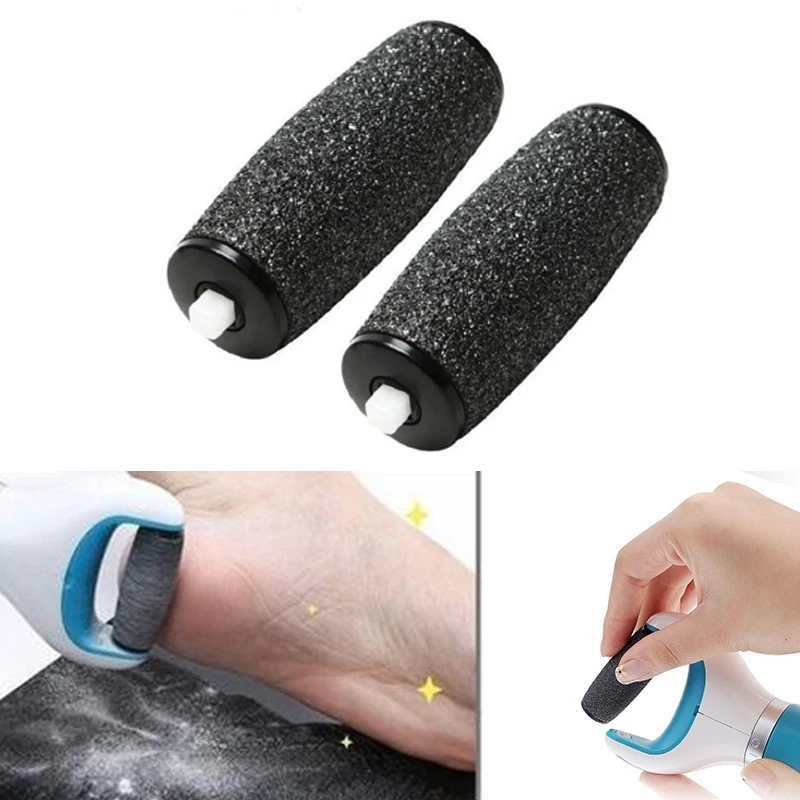 2 шт. Сменные Роликовые головки для ног пилки закручивания электрическая