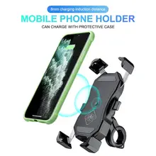 Universal Motorcycle Bike Bicycle Mount Holder For IPhone Samsung Xiaomi Cell Phone Stand Wireless Charging Phone Bike Stand