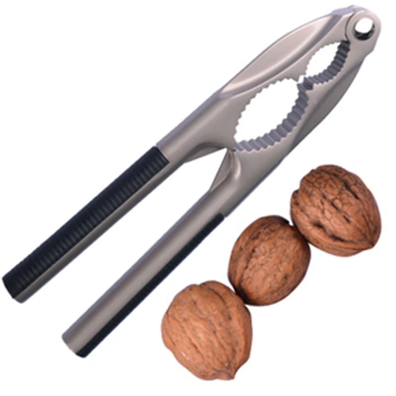 Portable Nut Cracker Kitchen Gadgets Tool Sheller Walnut Opener Plier Metal Alloy Nutcracker Accessories New | Дом и сад