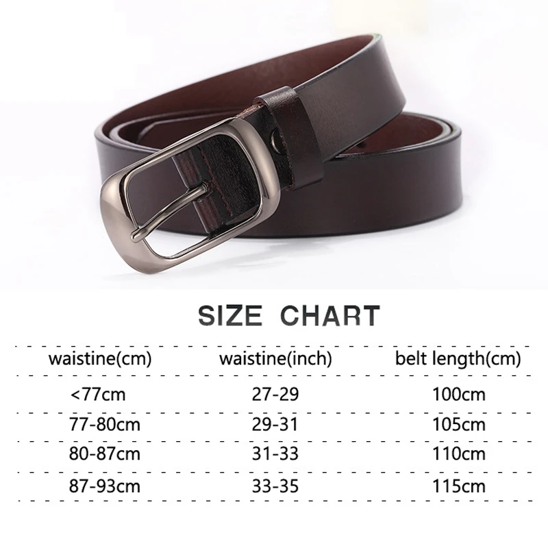 

DINISITON genuine leather women belt metal pin buckle vintage belts for woman jeans high quality luxury female strap fashion