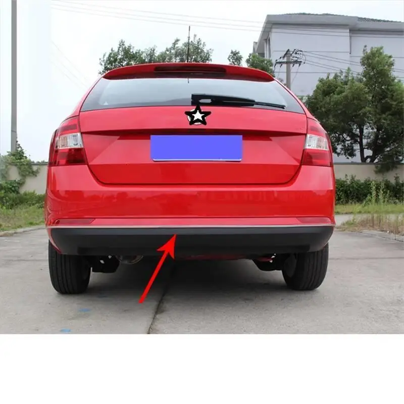 Авто Модифицированная хромированная автоматическая решетка кузова багажника внешняя лиха молдинги аксессуары Чехлы для отделки деталей 18 19 для Skoda Rapid