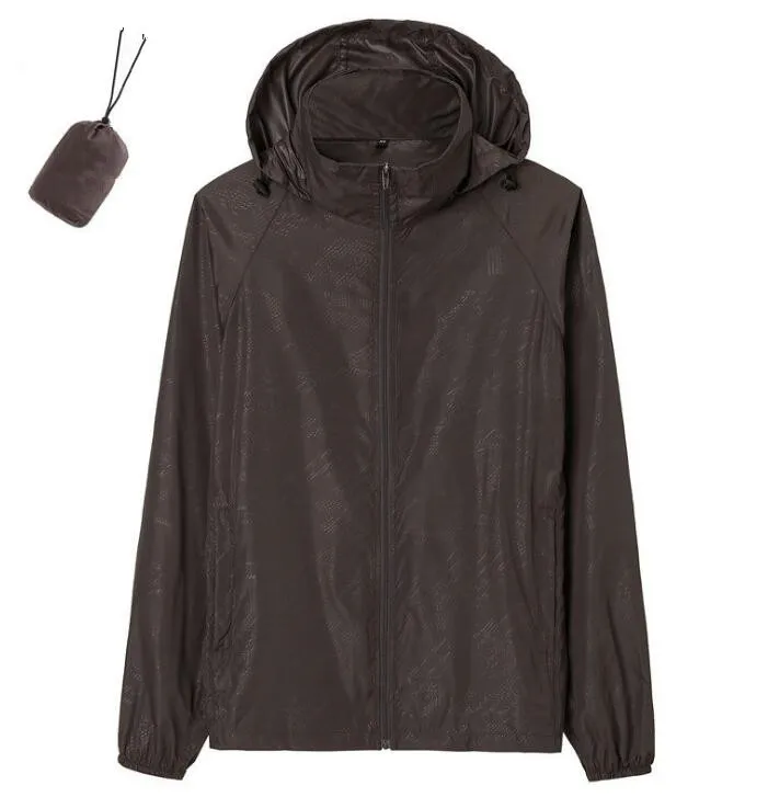 

2019 New Summer Autmn Women's and Men's Jackets Fashion Casual High Quality Windproof Sunscreen Hoodies Coats Black XS-XXXL