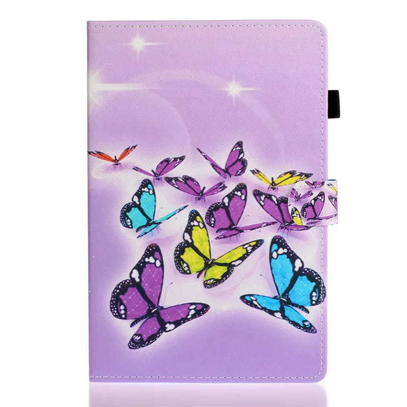 Butterfly Милый Сова Слон Обложка с рисунком для Samsung Galaxy Tab S6 чехол для планшета чехол с принтом для Tab S6 Чехол SM-T860 SM-T865 - Цвет: Butterfly