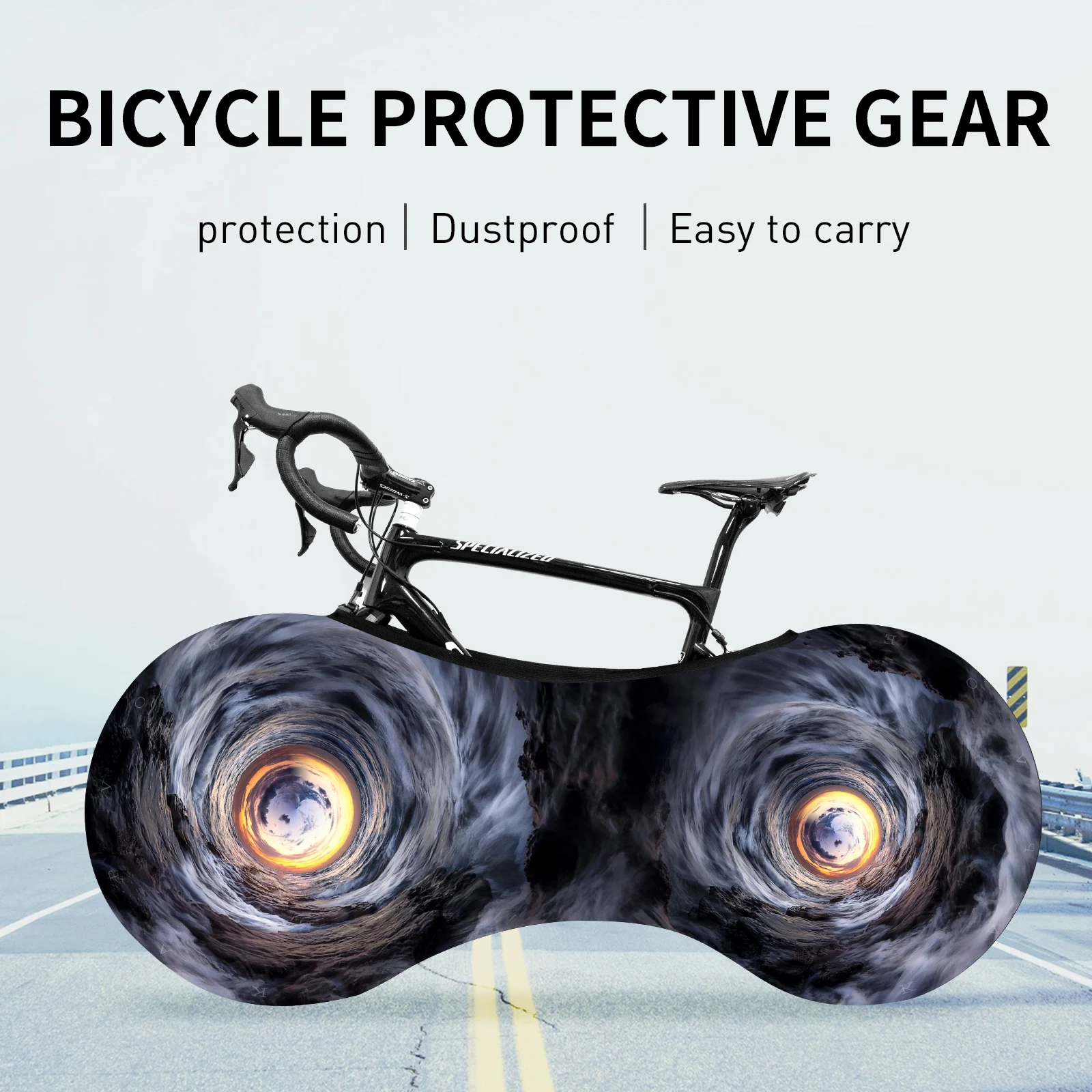 

Чехол для велосипеда Kapvoe, эластичная водонепроницаемая защита от пыли, защита от царапин, аксессуары для горных велосипедов, чехол для коле...