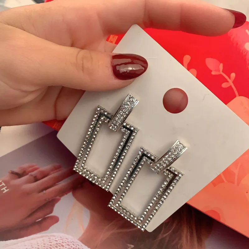 

Women's Earrings Set Tassel Acrylic Pearl Earrings for Women Bohemian Fashion Jewelry 2021 Geometric Kolczyki Drop Earings