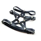 Пояс для чулок из искусственной кожи, с заклепками, в форме звезды, 1 шт.