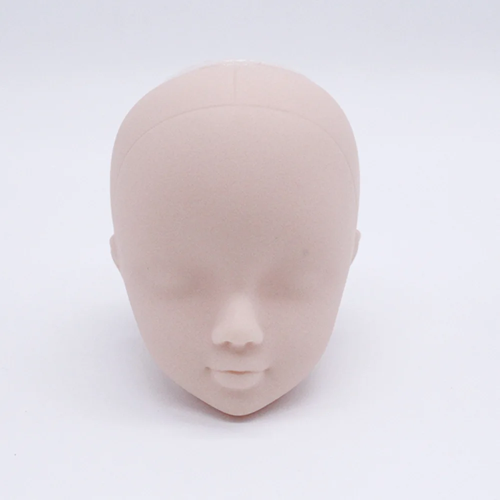 1/6 Мягкие пластиковые головы для практики макияжа Барби куклы BJD сменный макияж DIY