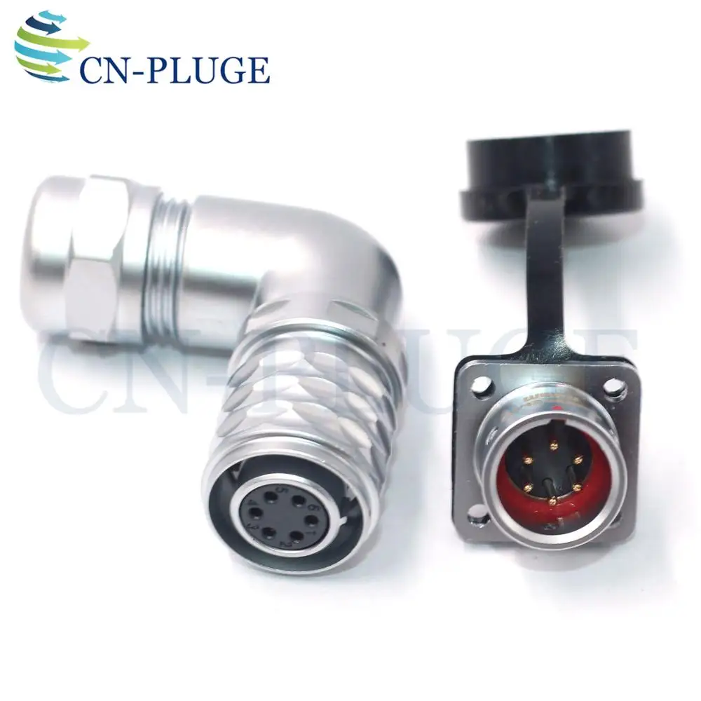 Водонепроницаемый 6 контактный авиационный фланцевый разъем WEIPU SF1214/S SF1213/P IP67